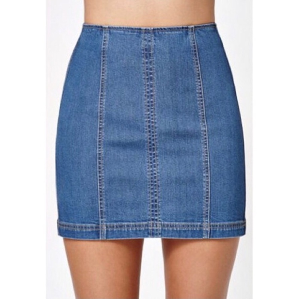 Kendall & Kylie Denim Skirt